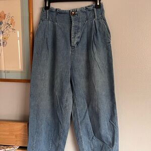 Free People Light Blue High Rise Jeans